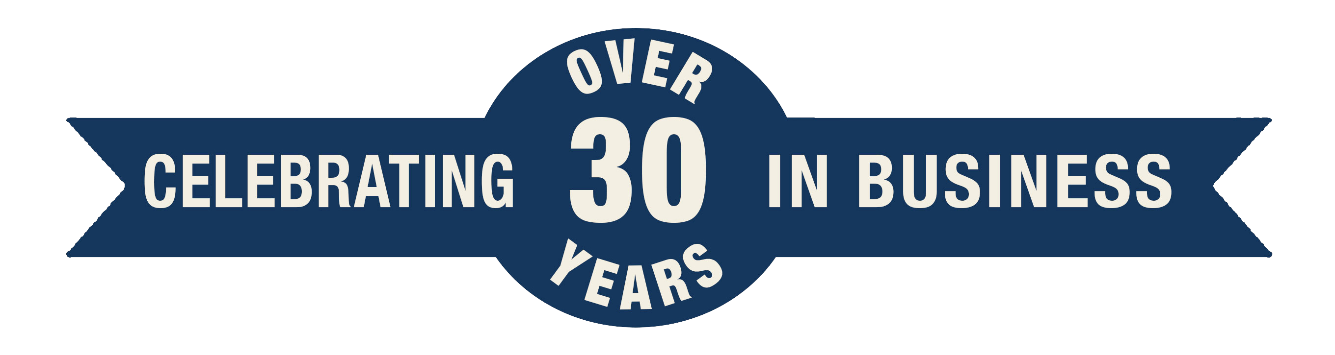 Over 30 Years in Business
